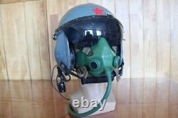 Retired Original Chinese Fighter Pilot Helmet (1#/Largest), Oxygen Mask KJB-1