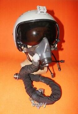 Russia Oxygen Mask Fighter Pilot Flying Helmet XXL 2#