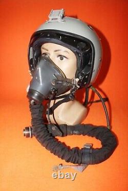 Russia Oxygen Mask Fighter Pilot Flying Helmet XXL 2#