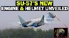 Russia Unveils Su 57 S Advanced Al 51f1 Engine U0026 New Helmet Mounted Targeting System