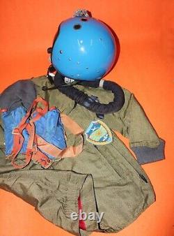 Russian Fly Jacket Bkk-15K Air Force Fighter Pilot Flight Helmet Oxygen Mask