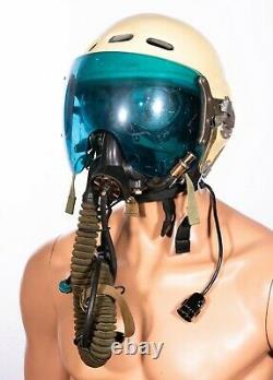 Russian Soviet pilot flight helmet ZSH-3+oxygen mask + leather helmet 4 pcs/set