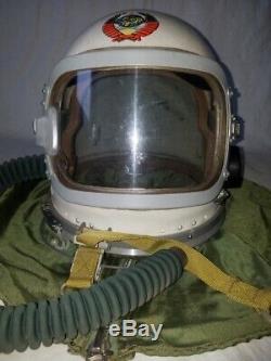 Russian Soviet pilot flight stratospheric helmet GSH-6A USSR Air Force