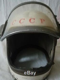 Russian Soviet pilot flight stratospheric helmet shell USSR Air Force