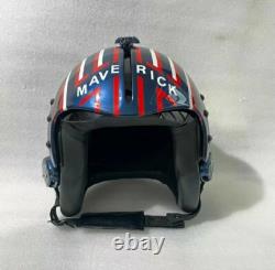 SIZE XL-XXL HGU-33 TOP GUN MAVERICK FIGHTER PILOT HELMET WithLEATHER EDGE ROLL+PIN