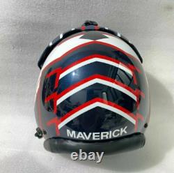 SIZE XL-XXL HGU-33 TOP GUN MAVERICK FIGHTER PILOT HELMET WithLEATHER EDGE ROLL+PIN
