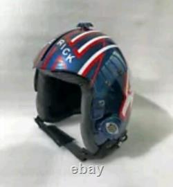 SIZE XL-XXL HGU-33 TOP GUN MAVERICK FIGHTER PILOT HELMET WithLEATHER EDGE ROLL+PIN