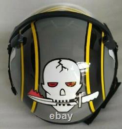 SIZE XL+XXL HGU-55 HANGMANFIGHTER PILOT HELMET With Leather Edge Roll+Pin