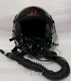 SPECIAL TOP GUN MAVERICK HGU-55 PETE MITCHELL+MASK FIGHTER PILOT HELMET ReproTfc