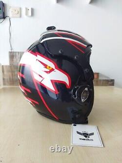 Sale Hgu-33 Maverick Flight Helmet Pilot Aviation + Free Badge