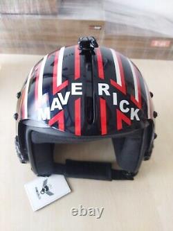 Sale Hgu-33 Maverick Flight Helmet Pilot Aviation + Free Badge