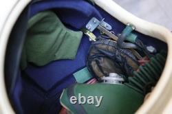 Sealed High Altitude Militaria Fighter Pilot Flight Helmet(4A/1#), +bag, +cap $980