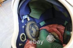 Sealed High Altitude Militaria Fighter Pilot Flight Helmet(4A/1#), +bag, +cap $980