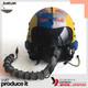 Silver Bull HGU-33 Flight Helmet MBU-12/P Mask USN Pilot Aviation Movie Prop