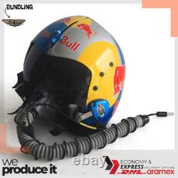 Silver Bull XL HGU-33 Flight Helmet MBU-12/P Mask USN Pilot Aviation Movie Prop