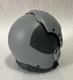 Size Xl-xxl Hgu-33 Gray Custom Fighter Pilot Helmet With Leather Edgeroll