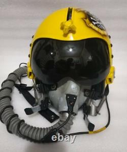 Size Xl-xxl Hgu-33 Jolly Roger Custom Pilot Fighter Helmet+oxygen Mask