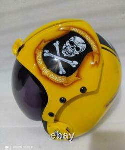Size Xl-xxl Hgu-33 Jolly Roger Custom Pilot Fighter Helmet+oxygen Mask