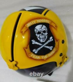 Size Xl-xxl Hgu-33 Jolly Roger Custom Pilot Fighter Helmet+oxygen Mask