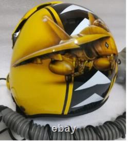 Size Xl-xxl Hgu-33 Jolly Roger Custom Pilot Fighter Helmet+oxygen Mask +bag