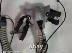Size Xl-xxl Hgu-33 Jolly Roger Custom Pilot Fighter Helmet+oxygen Mask +bag