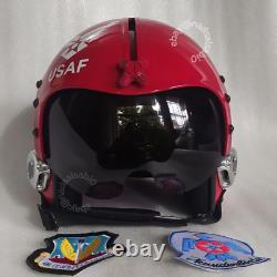 Size Xl-xxl Thunderbird Usaf Aerobatic Team Squadron Fighter Pilot Helmet