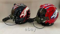 Size Xl-xxl Top Gun Maverick & Goose Fighter Pilot Helmet+mask Oxygen Repro+bags