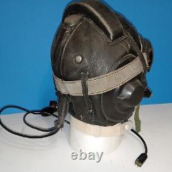 Soviet Russia Cold War MiG Fighter Pilot Helmet Oxygen Mask Mic