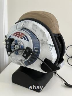 Sowbug Props ROTJ B-Wing Pilot Lineage Helmet Prop Replica + Vintage Flight Cap