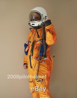 Spacesuit Flight Helmet Airtight Astronaut Pilot Helmet 1# XXL Flying Suit
