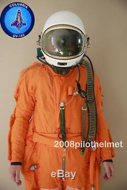 Spacesuit Flight Helmet Airtight Astronaut Pilot Helmet Flying Suit 05022