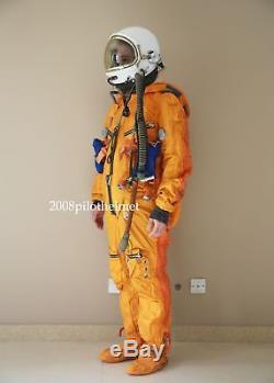 Spacesuit Flight Helmet Airtight Astronaut Pilot Helmet Flying Suit P-3#3#3#