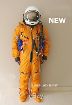 Spacesuit Flight Helmet Airtight Astronaut Pilot Helmet Flying Suit P-6# 6# XXL