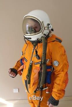 Spacesuit Flight Helmet Airtight Astronaut Pilot Helmet Flying Suit P-6# # XXL