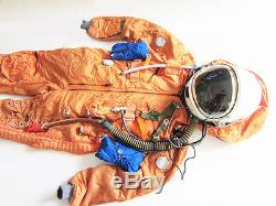 Spacesuit Flight Helmet Airtight Astronaut Pilot Helmet +flying Suit- Russia