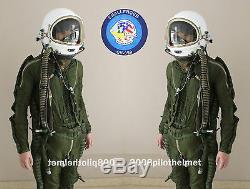 Spacesuit Flight Helmet High Altitude Astronaut Space Pilots Flight Suit / XXL