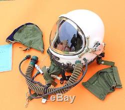 Spacesuit Flight Pilot Helmet Air Force Astronaut High Attitude Flight Suit O#