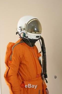Spacesuit Flight Pilot Helmet Air Force Astronaut High Attitude Flight Suit O# O