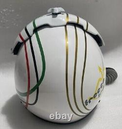 Special Edition Frecee Tricolori Fighter Pilot Helmet+oxygen Mask Mbu-20 Replica