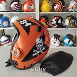 Strike Fighter Squadron Jolly Rogers Flight Hgu-55 Helmet Movie Prop Pilot V1+bg