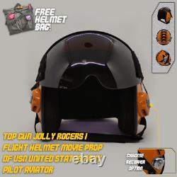 Strike Fighter Squadron Jolly Rogers Flight Hgu-55 Helmet Movie Prop Pilot V1+bg