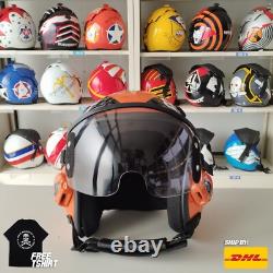 Strike Fighter Squadron Jolly Rogers Flight Hgu-55 Helmet Movie Prop Pilot V1+sh