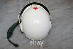 Surplus Chinese Air Force MiG Pilot Flight Helmet Tk-1(1#/LARGEST) No. 9012075