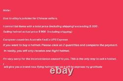 Surplus Fighter Pilot High Altitude Sealed Helmet 1 # flight suit $ 900