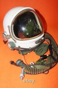 Surplus Fighter Pilot High Altitude Sealed Helmet Full Set