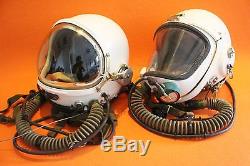 Surplus Flight Helmet High Altitude Astronaut Space Pilots Pressured Two Helmet