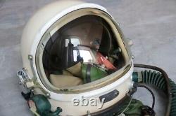 Surplus High Altitude Mig Fighter Pilot Flying Helmet, Original Bag