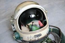 Surplus High Altitude Mig Fighter Pilot Flying Helmet, Original Bag