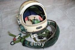 Surplus High Altitude Mig Fighter Pilot Flying Helmet, Original Bag