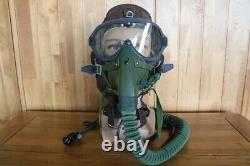 Surplus MiG Pilot Fight Helmet, Oxygen Mask Ym-6505, Goggles, Microphone